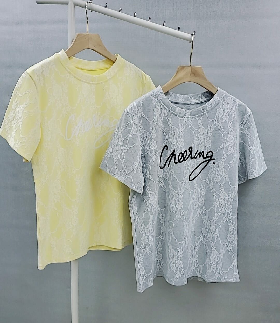 CD917  字母tee    Top : 胸38，長24