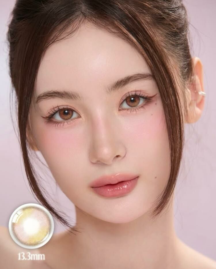 [月拋] OLENS 1 Month Fairy Charm Hazel 月拋彩妝隱形眼鏡｜每盒2片