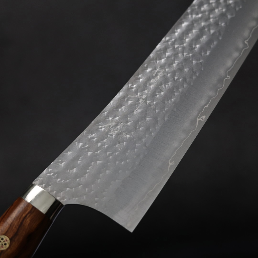 黑崎優閃光牛刀240mm SG2粉末HSS鋼沙漠鐵木