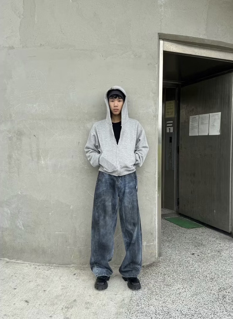 BOXY FIT短寬連帽外套