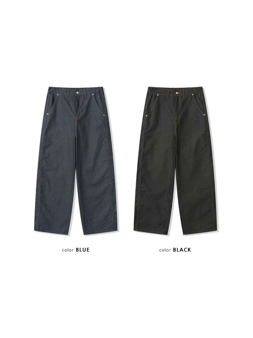 英文字鬆身牛仔褲 SCOPE-087P