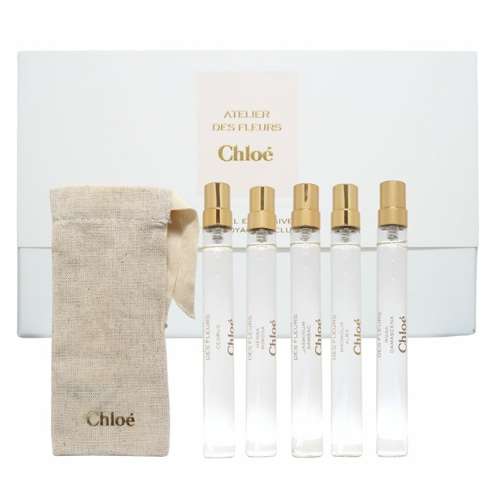 Chloe 仙境花園香氛禮盒10ml*5入 (煙雨茉莉+淺吻含羞草+木蘭詩語+大馬士革玫瑰+北國雪松)