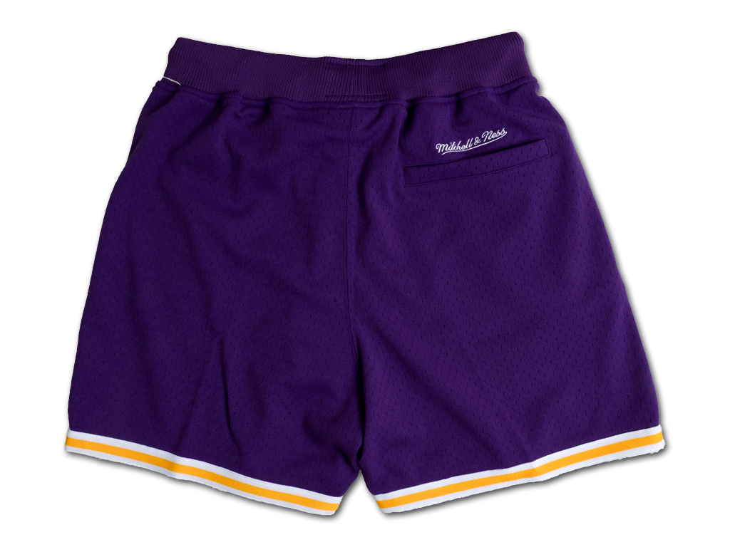 Mitchell & Ness 洛杉磯湖人隊 Logo Over Game Day 7 英寸 球褲