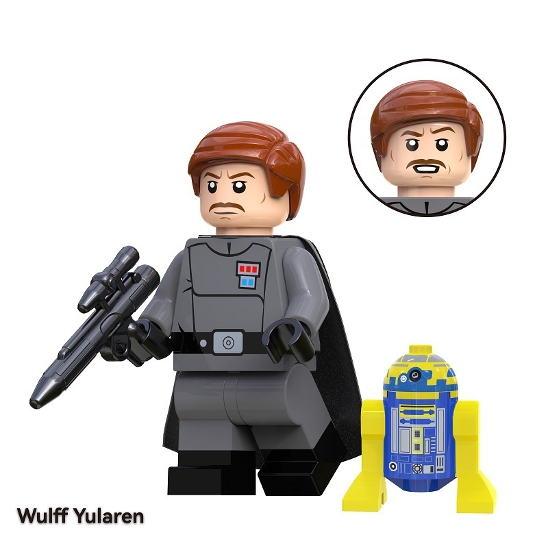 Star Wars Wulff Yularen Custom Minifigures Minifigs Fit Lego TV6113 TV8104