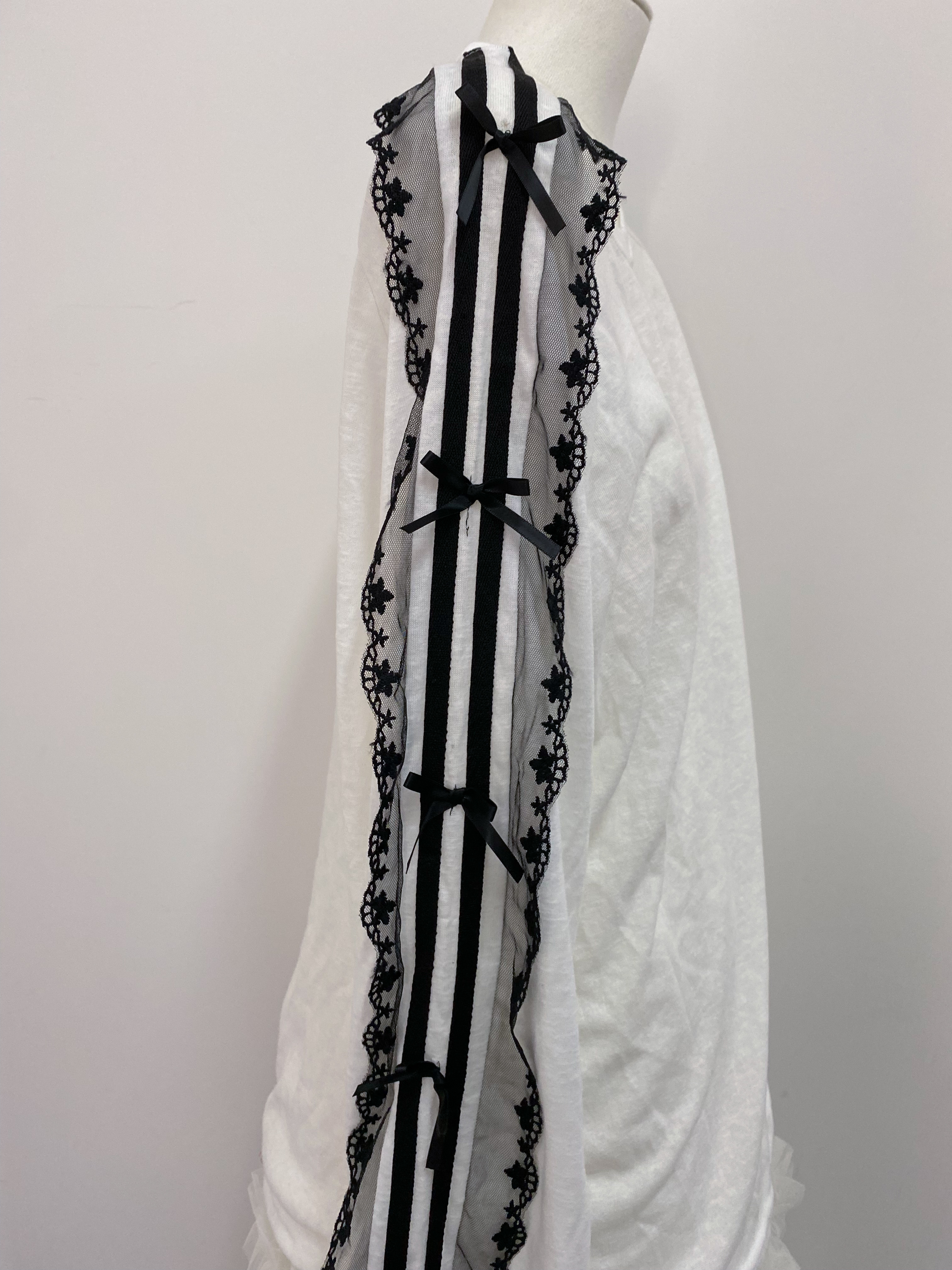 花邊手袖oversize tee