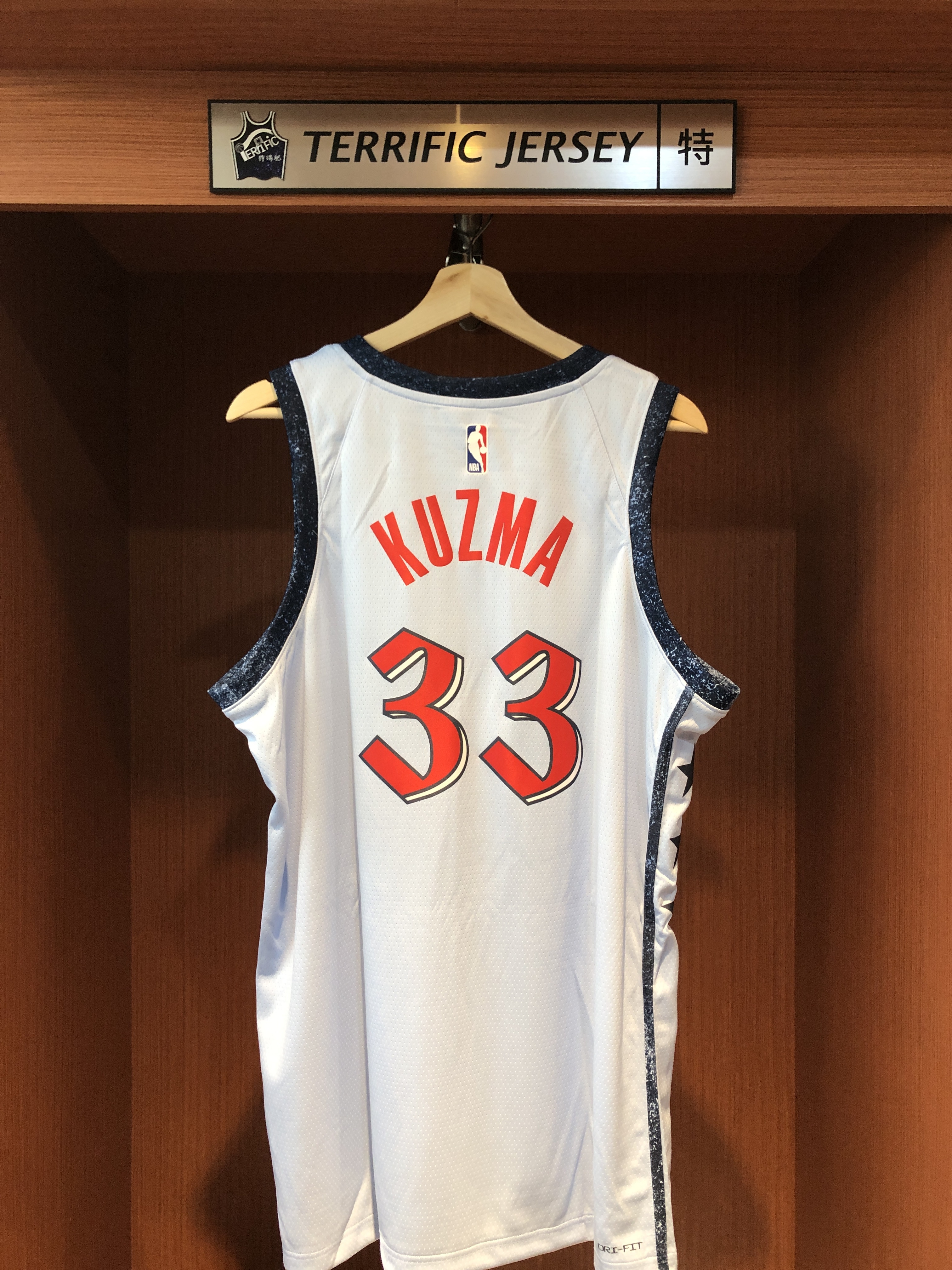 NBA球衣 Kyle Kuzma 華盛頓巫師城市 City Nike Swingman 球迷版 熱轉印 全新