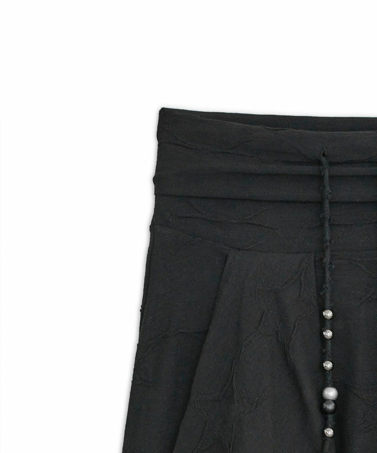 HUG YOUR SKIN) Star flayered midi skirt - 2col
