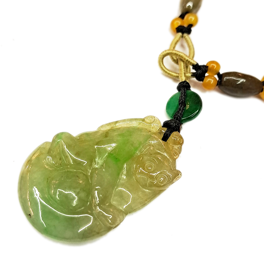 馬上封侯玉佩中國結項鍊【十方】120208