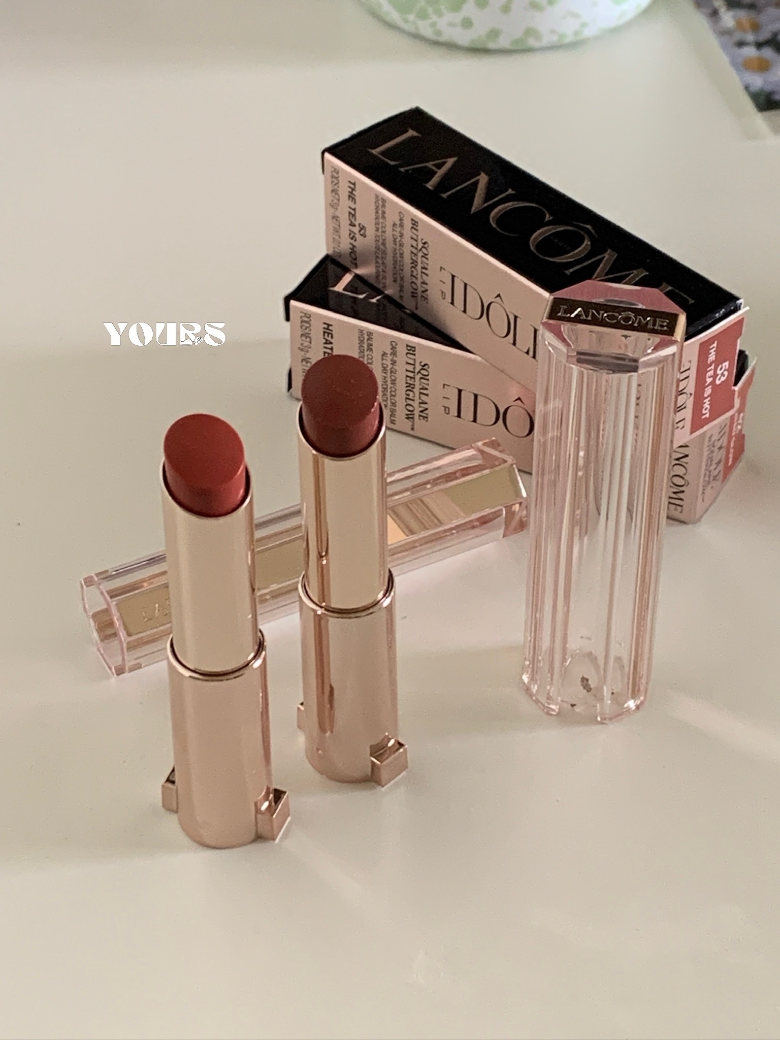 LANCOME 唯我玫瑰裸光潤唇膏