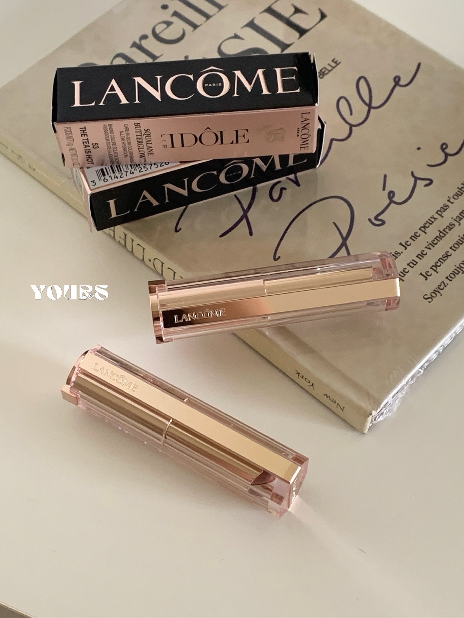 LANCOME 唯我玫瑰裸光潤唇膏