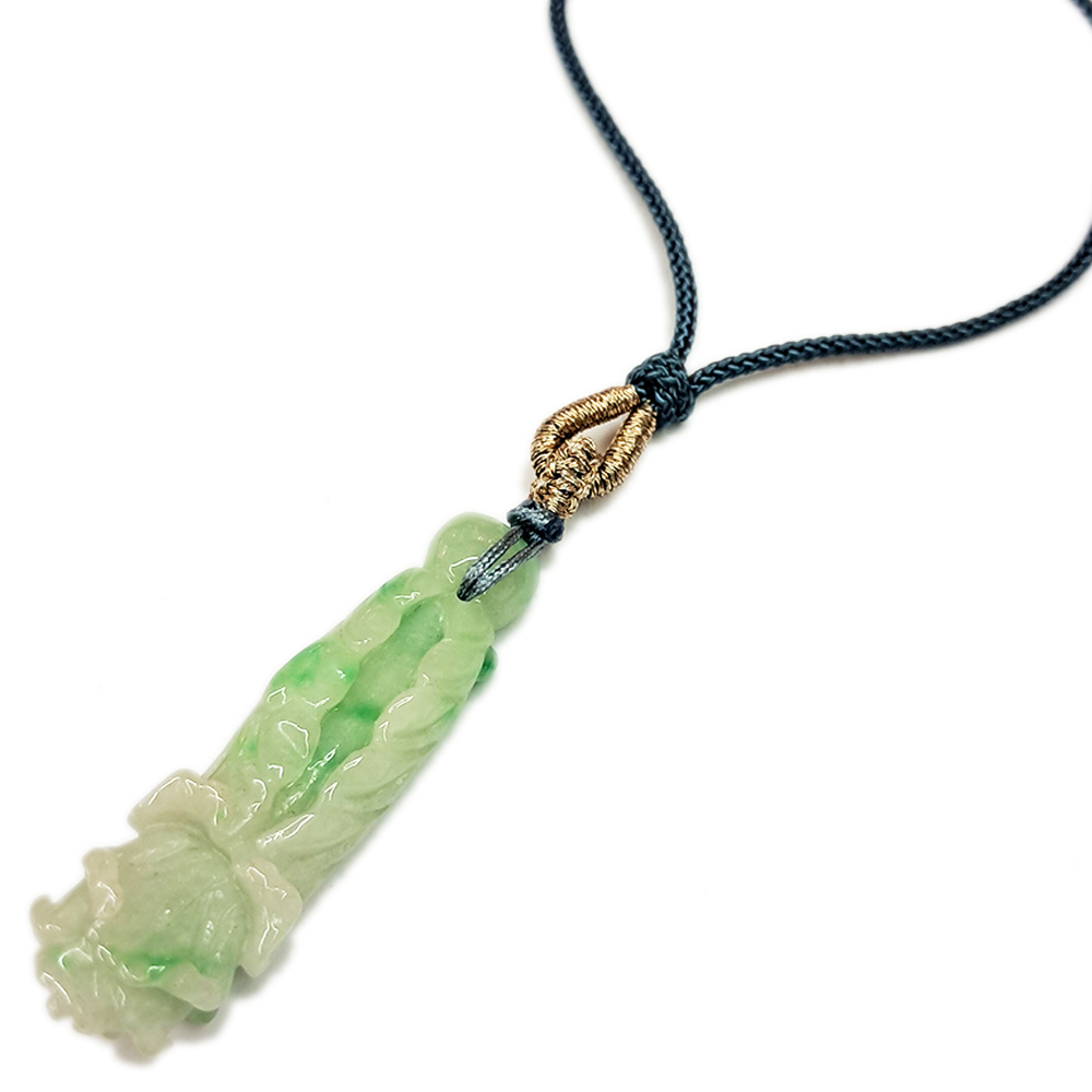 翠玉白菜{百財齊發}中國結項鍊【十方】136224