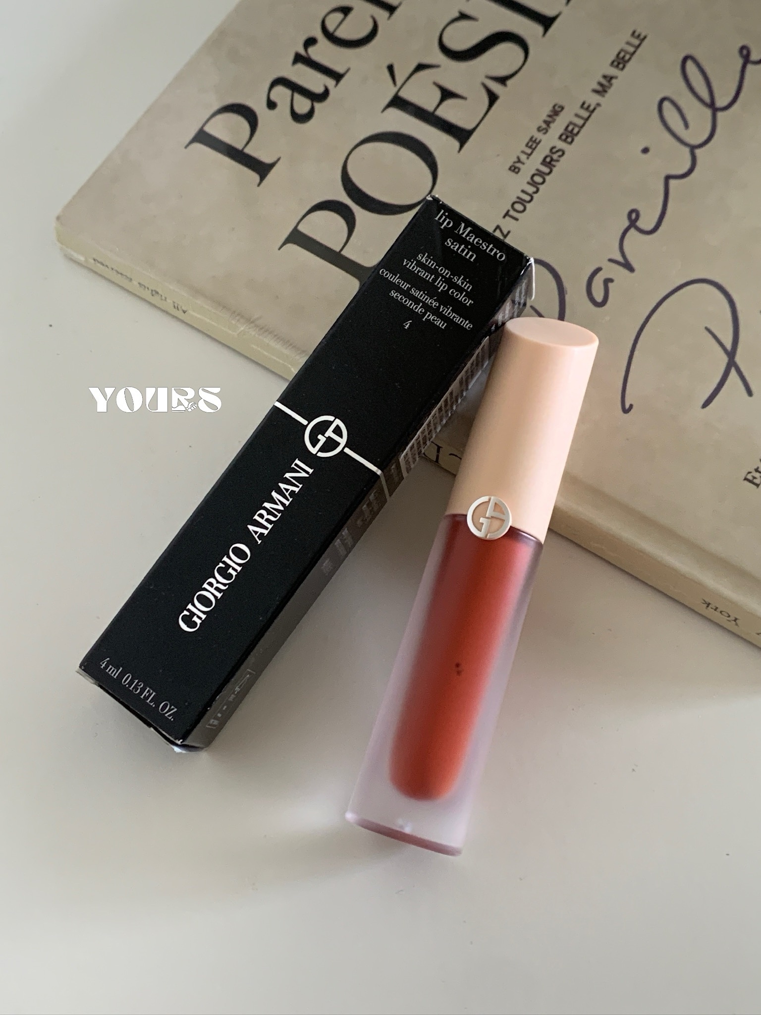 Giorgio Armani 奢華絲緞訂製水彩釉