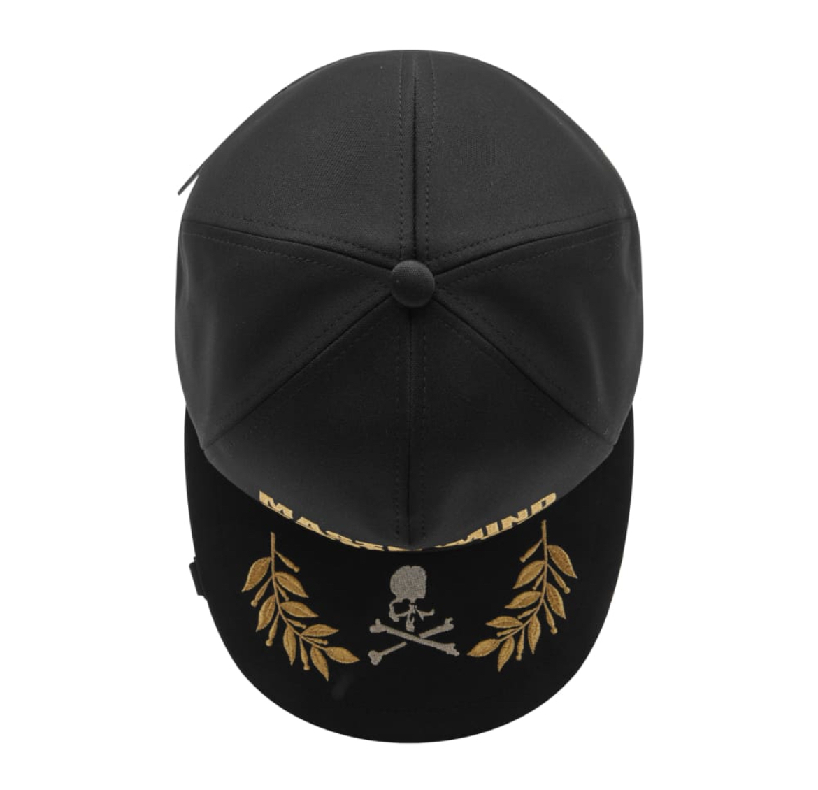mastermind フルロゴ＆スカル刺繍キャップ MASTERMIND JAPAN logo-embroidered flat-peak cap