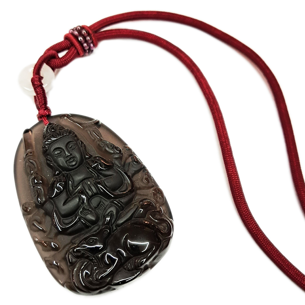 千手觀音{冰種黑曜}項鍊【十方】【十方】148322