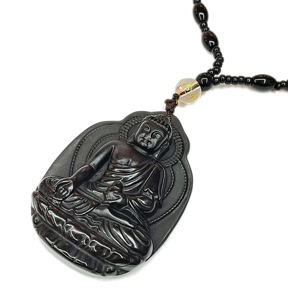 藥師佛{黑曜岩}項鍊【十方】148857