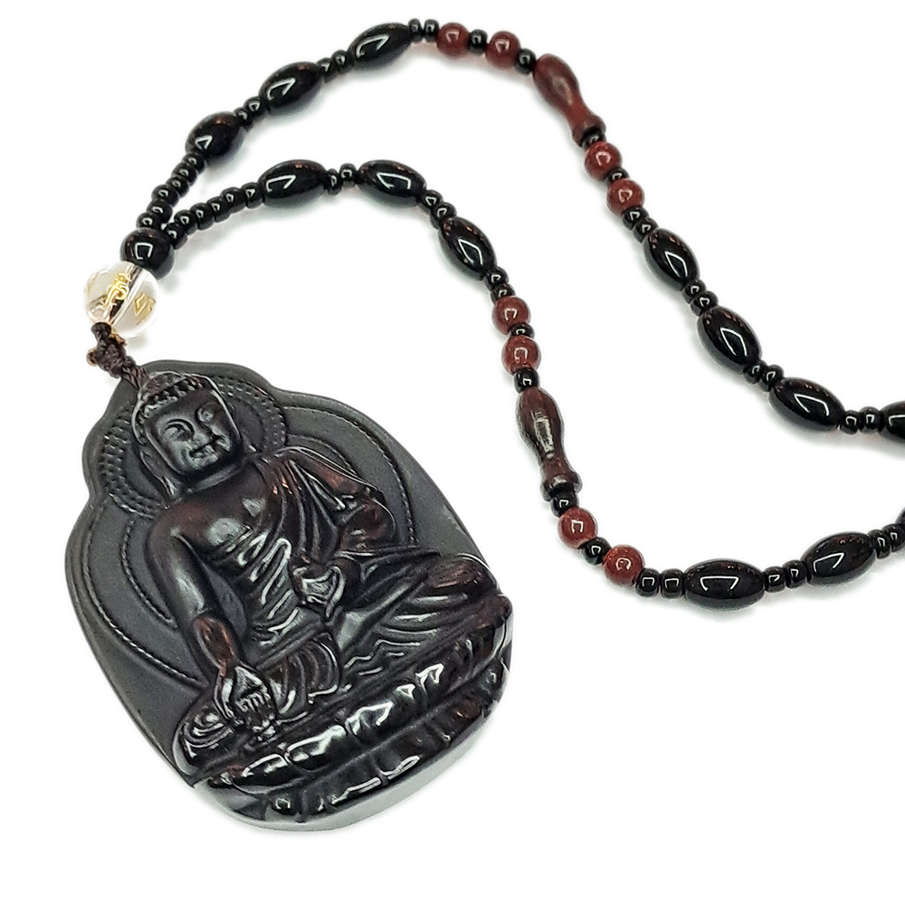 藥師佛{黑曜岩}項鍊【十方】148857