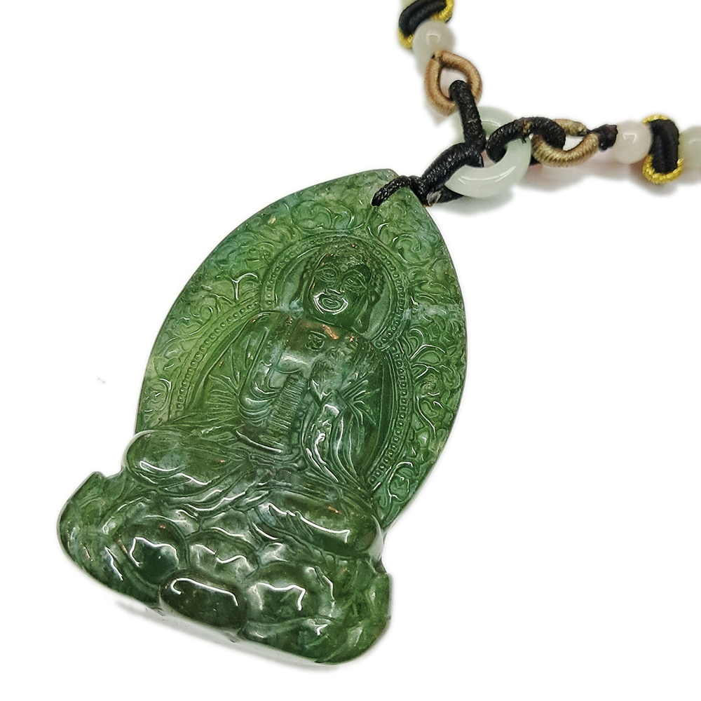 藥師佛 七彩玉 中國結項鍊【十方】149005