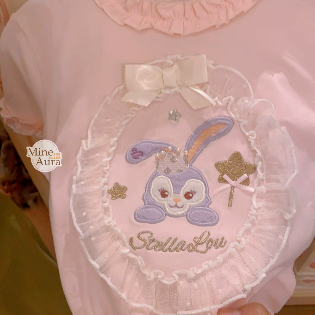 夢幻慶典系列 史黛拉露 星黛露 StellaLou 圖案 短袖 上衣 -上海迪士尼樂園