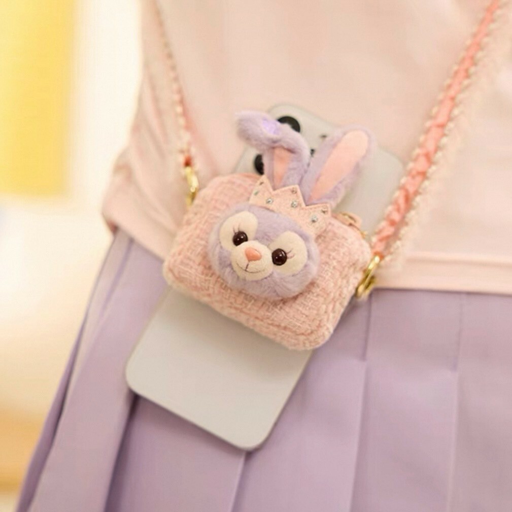 夢幻慶典系列 史黛拉露 星黛露 StellaLou 造型 手機背夾 + 掛繩 組 -上海迪士尼樂園