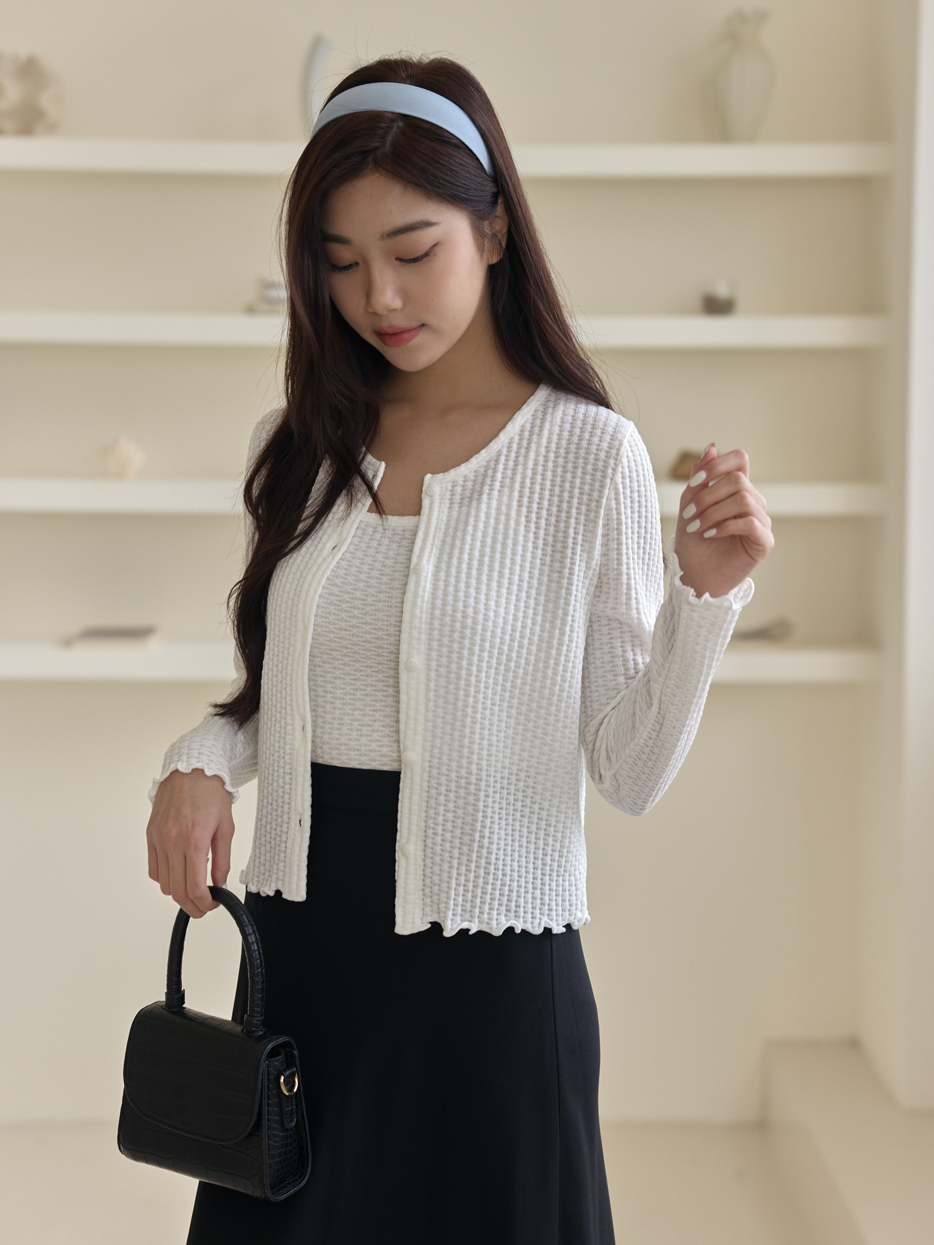 柔霧質感斜紋髮箍