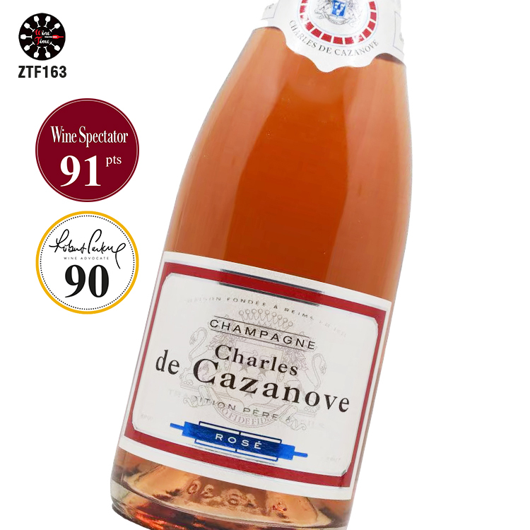 Charles de Cazanove Rose NV Champagne 750ml