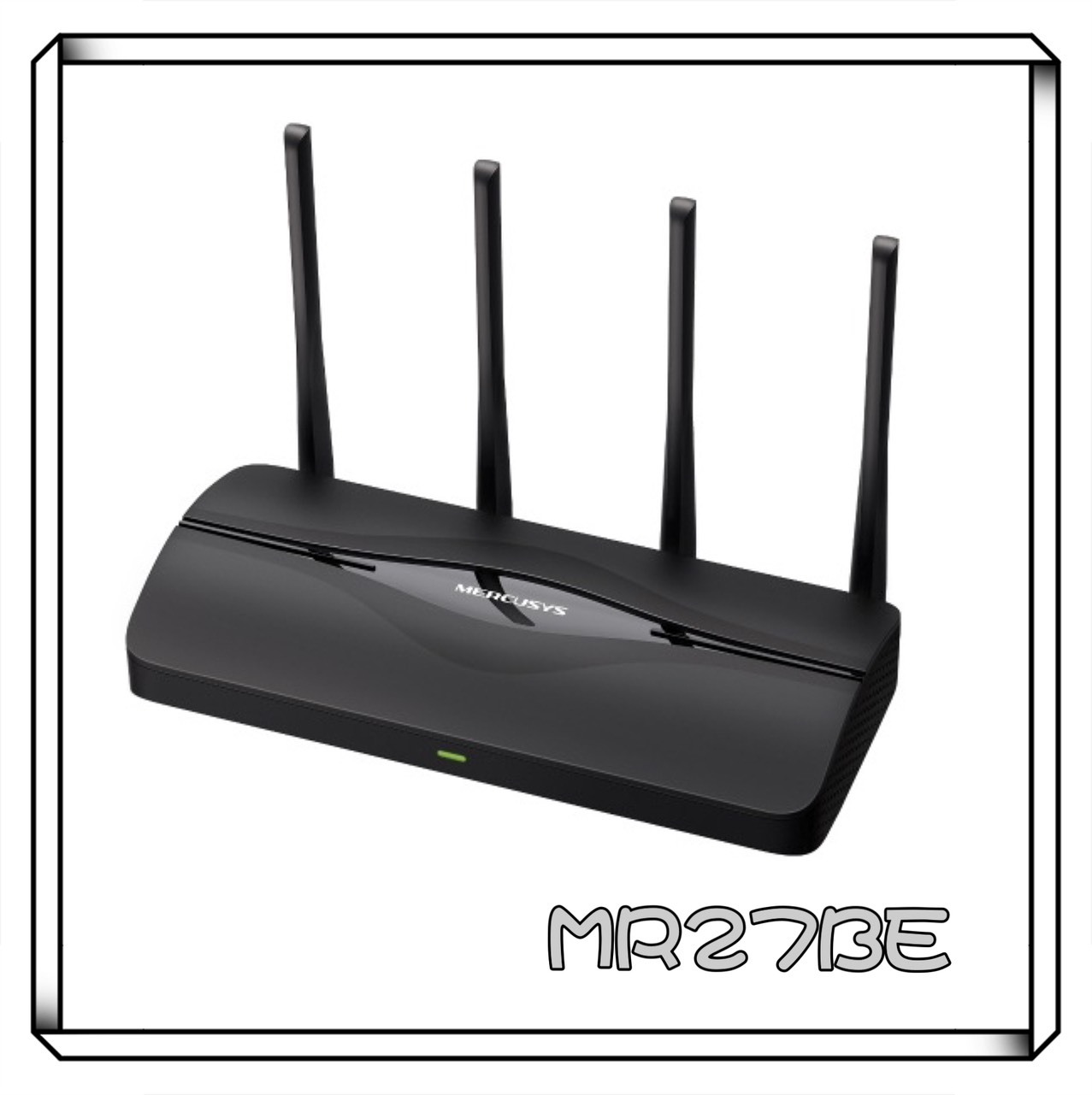 Mercusys 水星 MR27BE WiFi 7 BE3600 雙頻 2.5 Gigabit 無線網路路由器