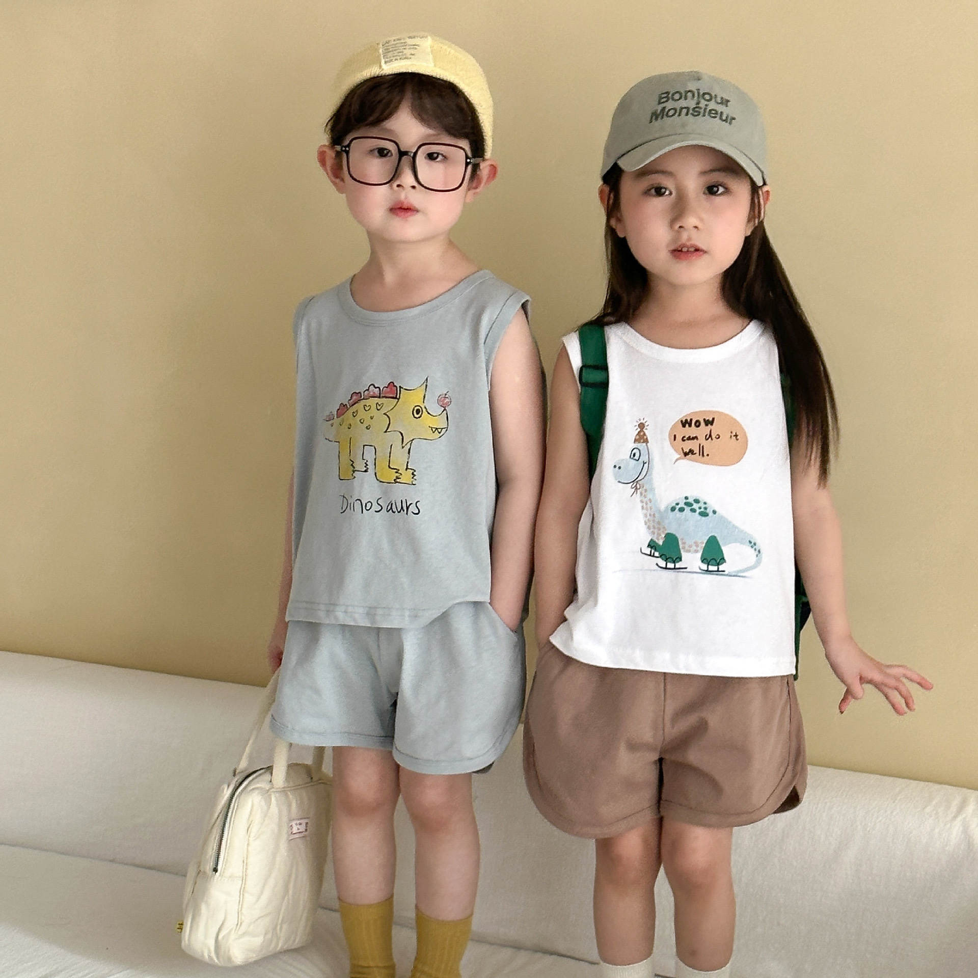 恐龍背心運動套裝