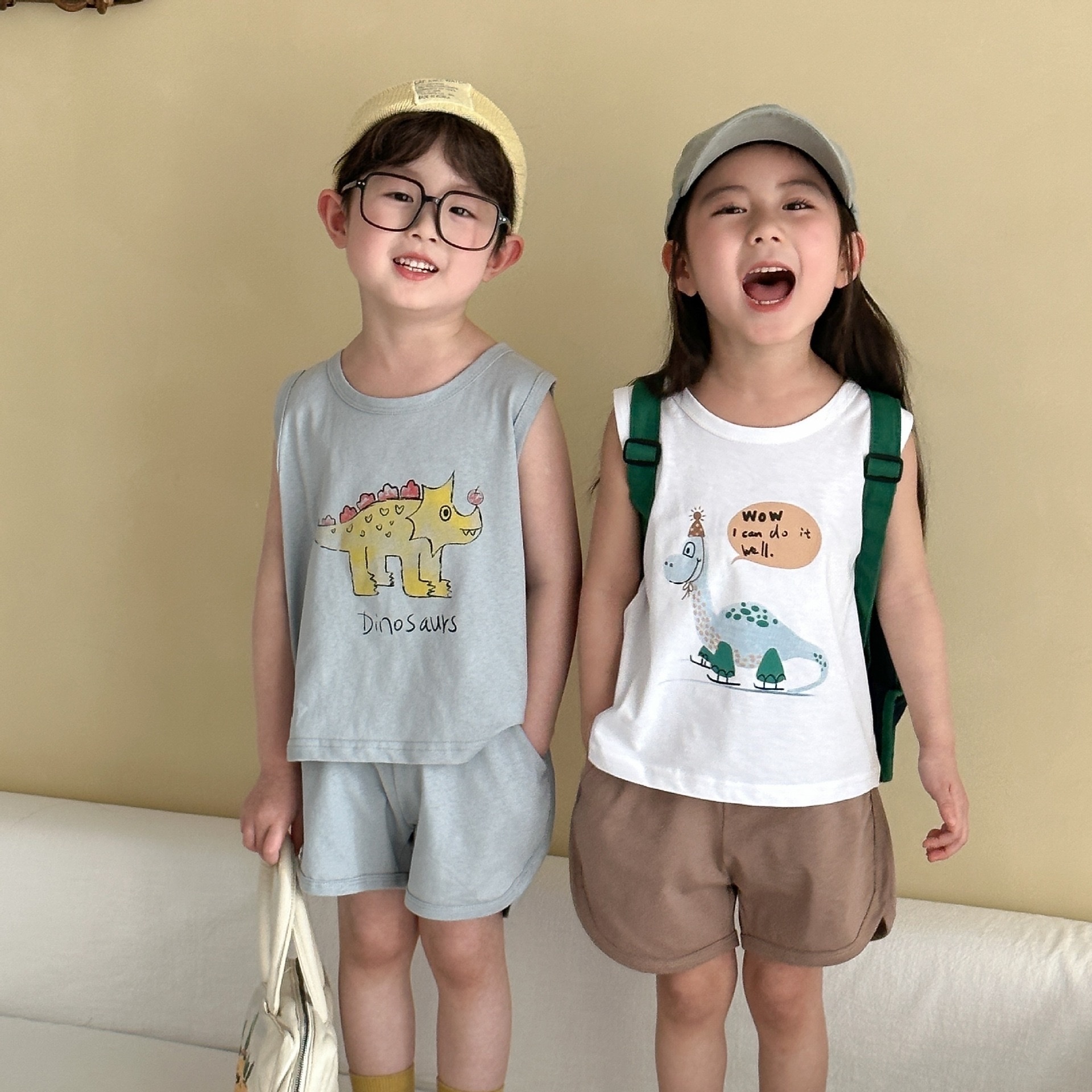 恐龍背心運動套裝