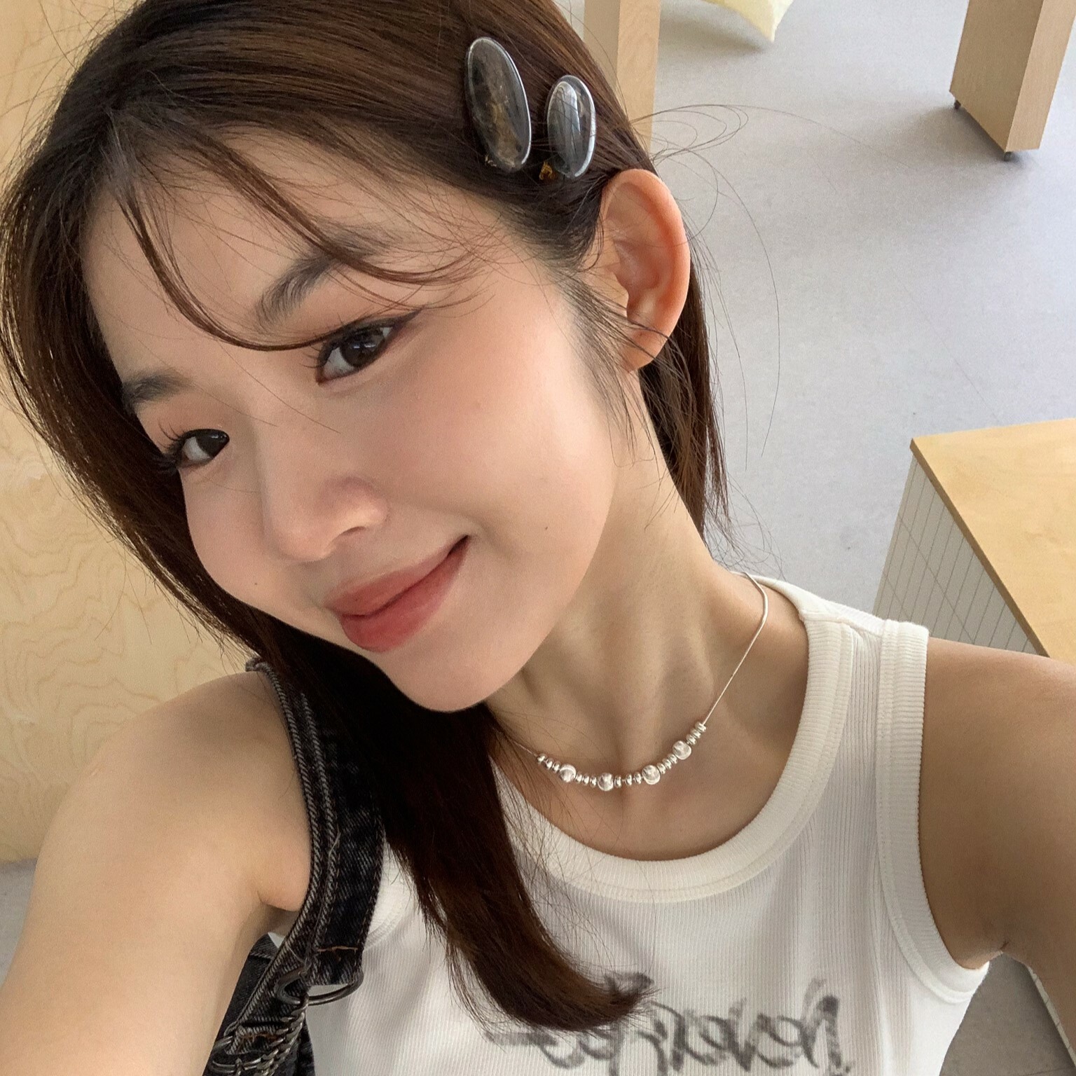 ISA_抓住浪漫的春天 高級感貝殼小髮夾_52060