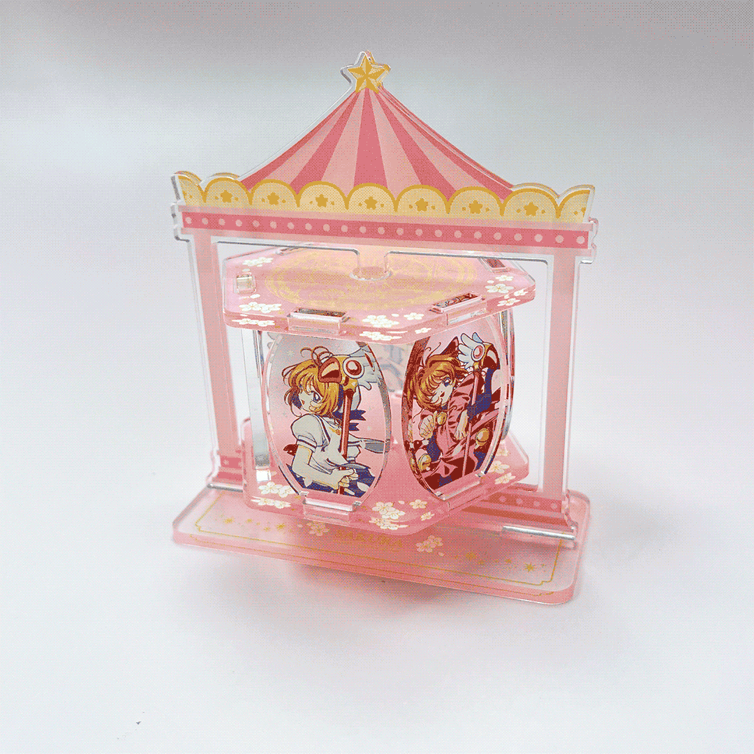 庫洛魔法使-旋轉木馬立牌-木之本櫻