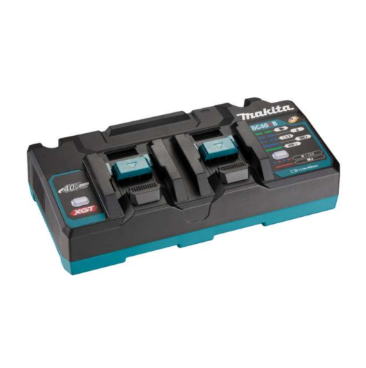 "MAKITA"牧田牌 快速充電器DC40RB(鋰40V)(雙頭)(110V)-[191N05-6]