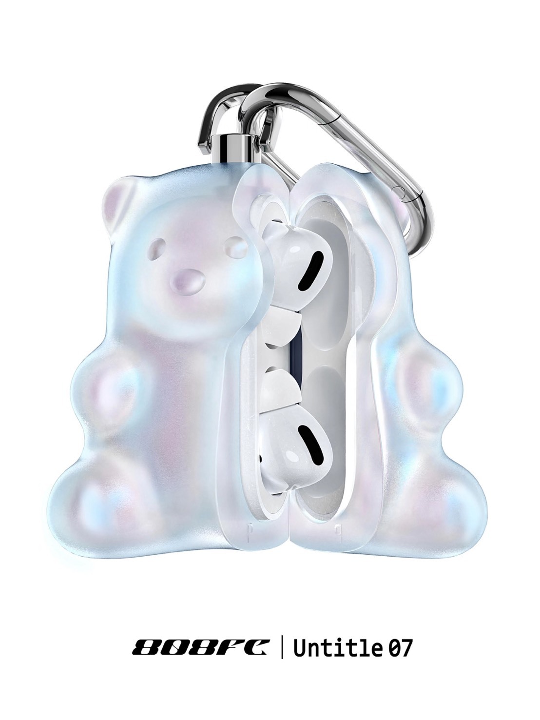 煥彩磨砂小熊軟糖耳機殼  AIRPODS/PRO