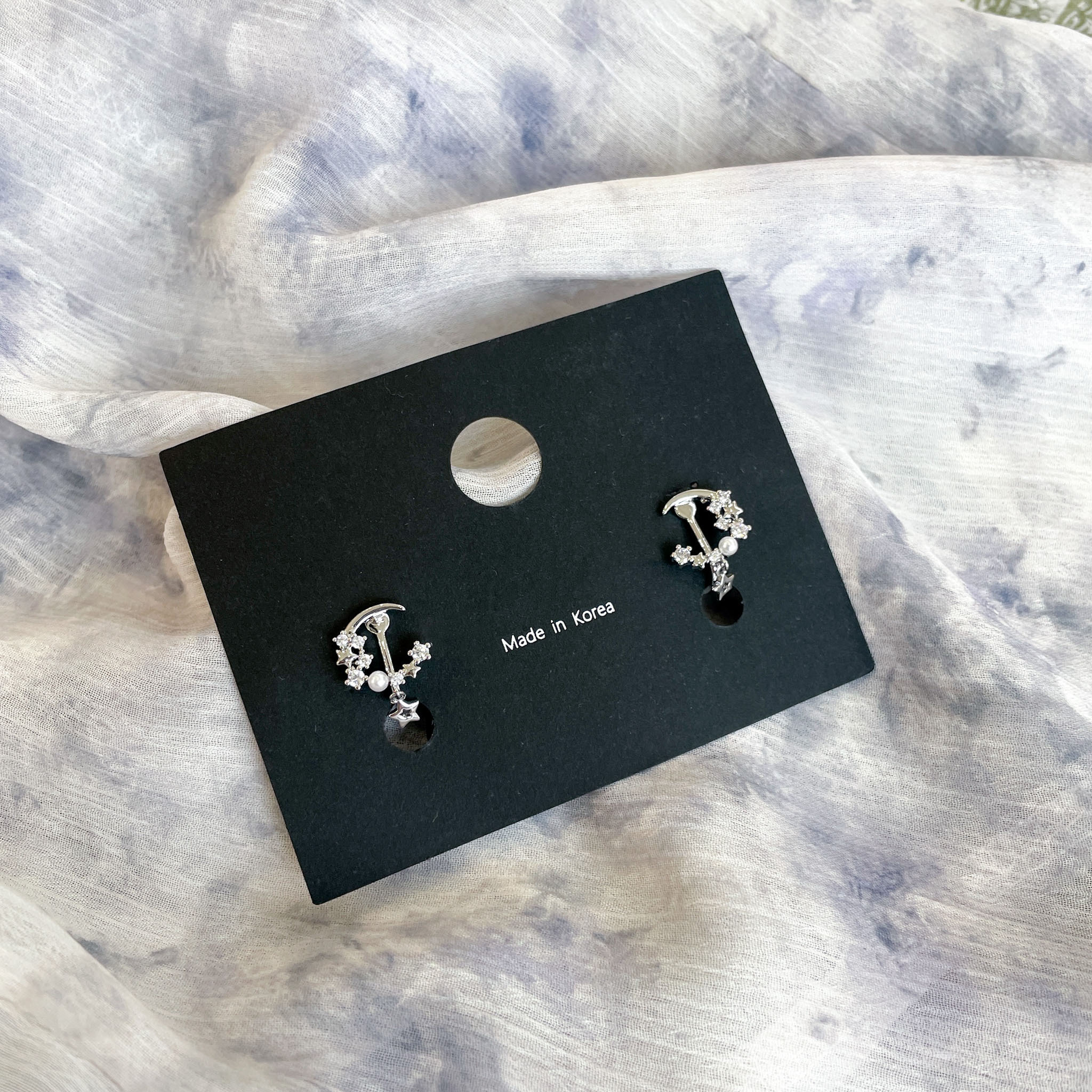 AC161 Fairy Moon Ear Clips