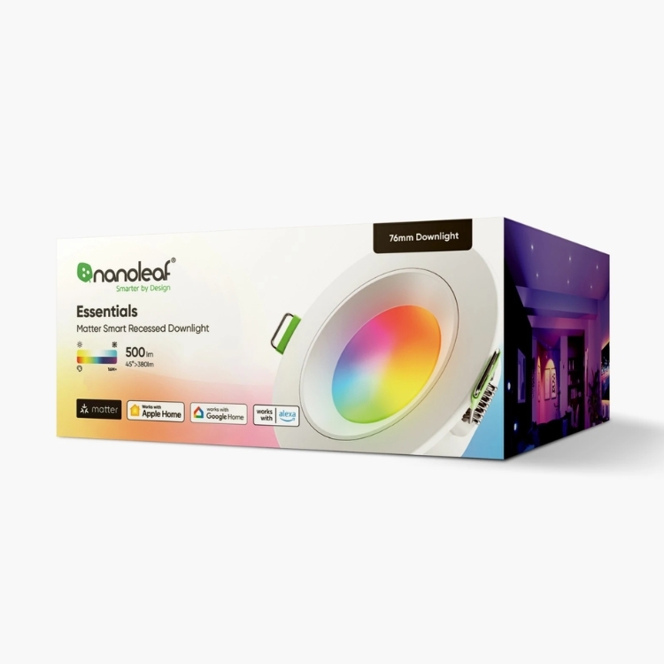 Nanoleaf Essentials Smart Downlight 3inch Matter - 4PK