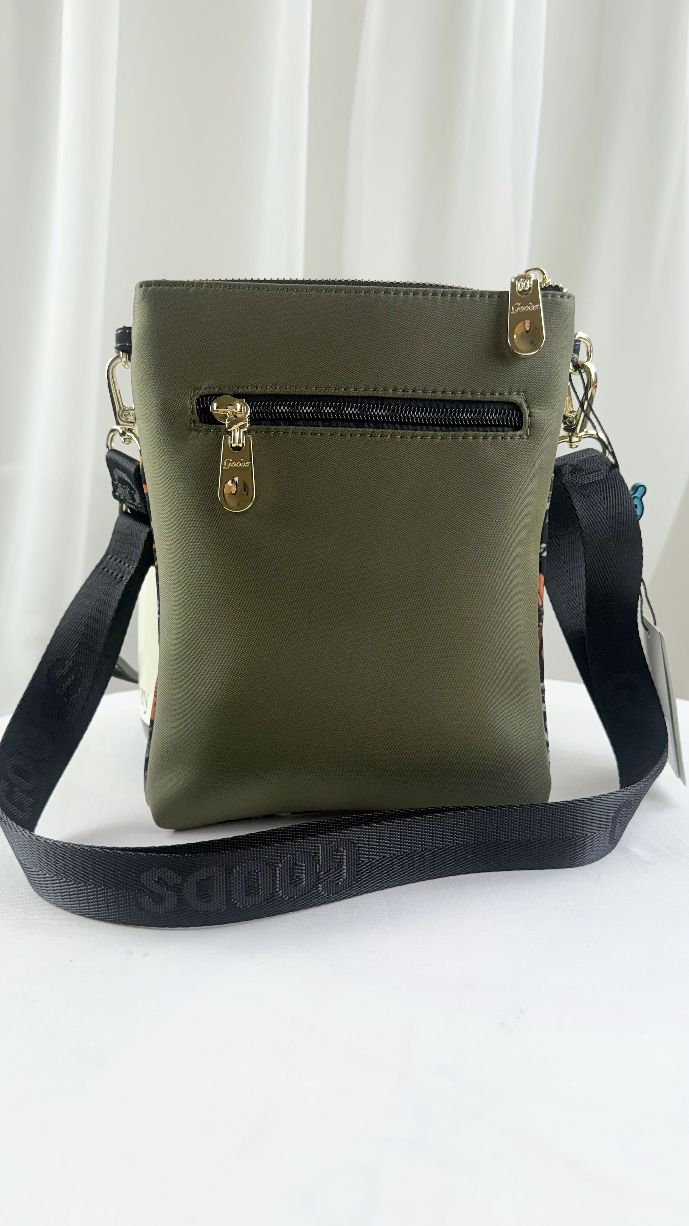 GOODS 綠花單層防潑水手機側背包 #2231