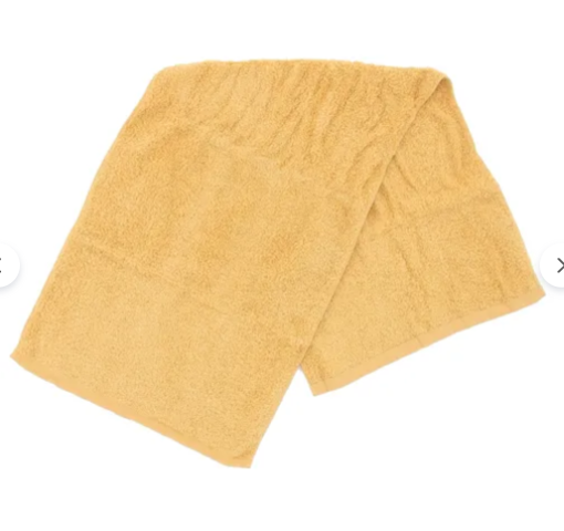 日本美髮專用快乾除臭沖涼巾 (黃色) 33x90 (日本製)