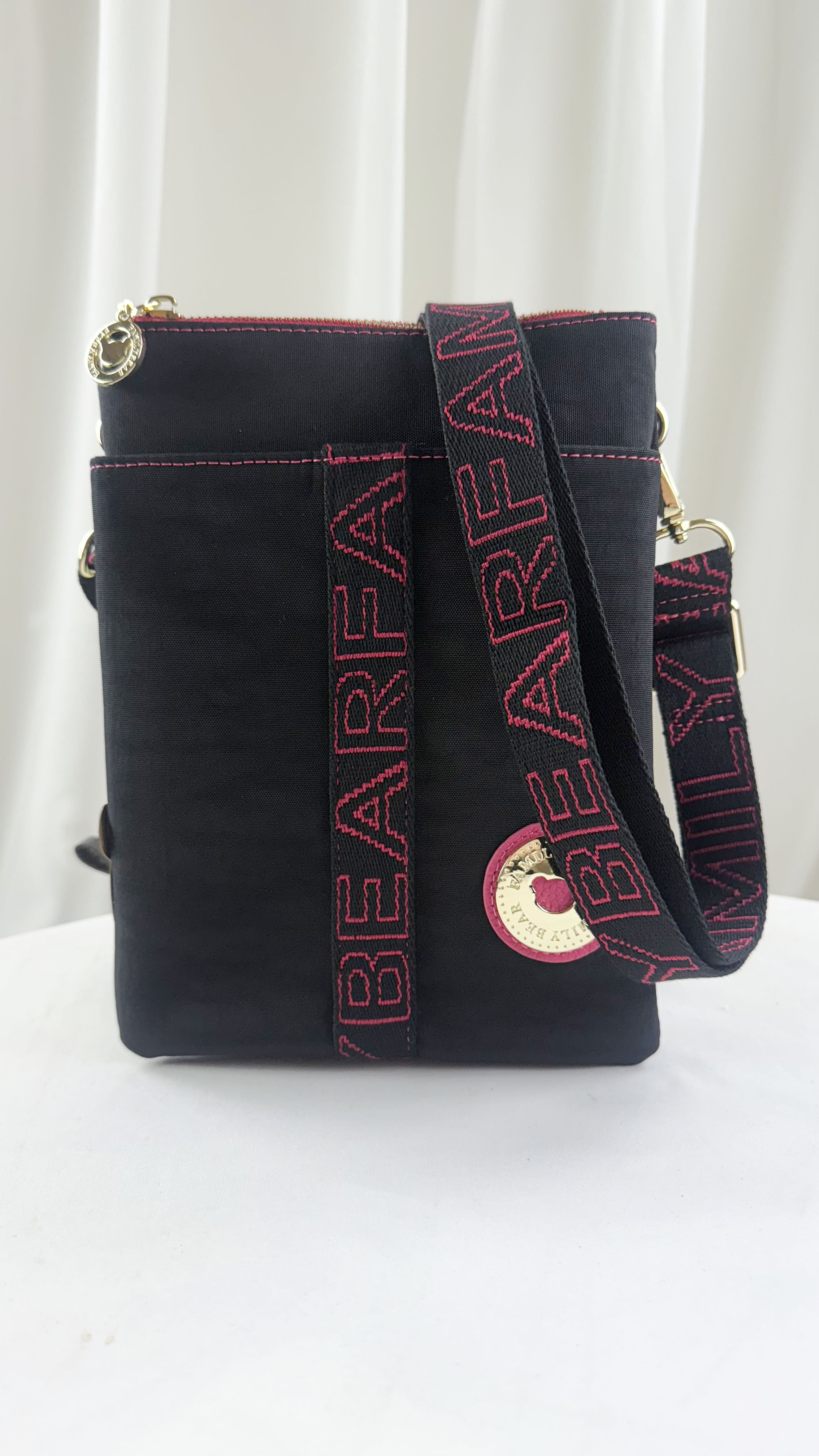 GOODS 黑桃織帶雙層手機側背包 #2505-1