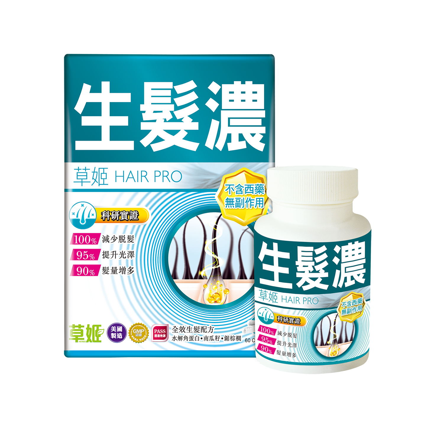 Herbs Generation Hair Pro 60pcs