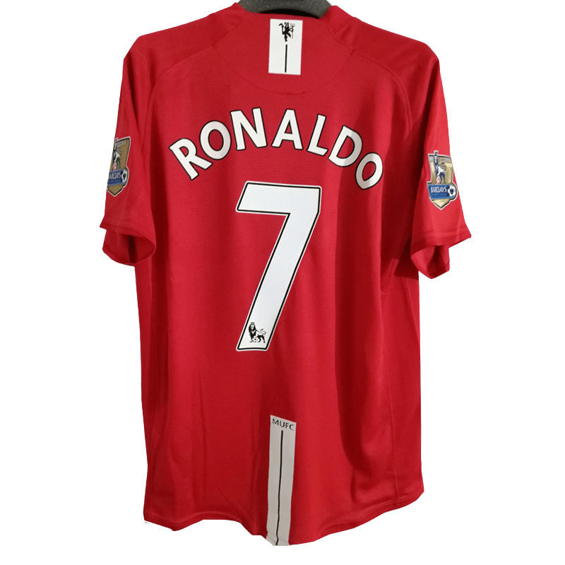 2007 Manchester United Player Issue Home Shirt with 7 Ronaldo