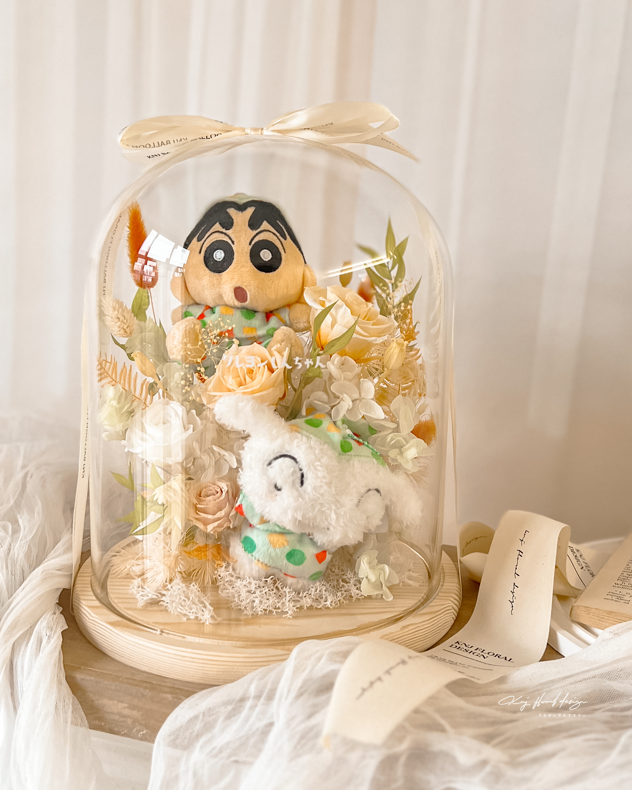 睡衣小新永生玫瑰花盅L號