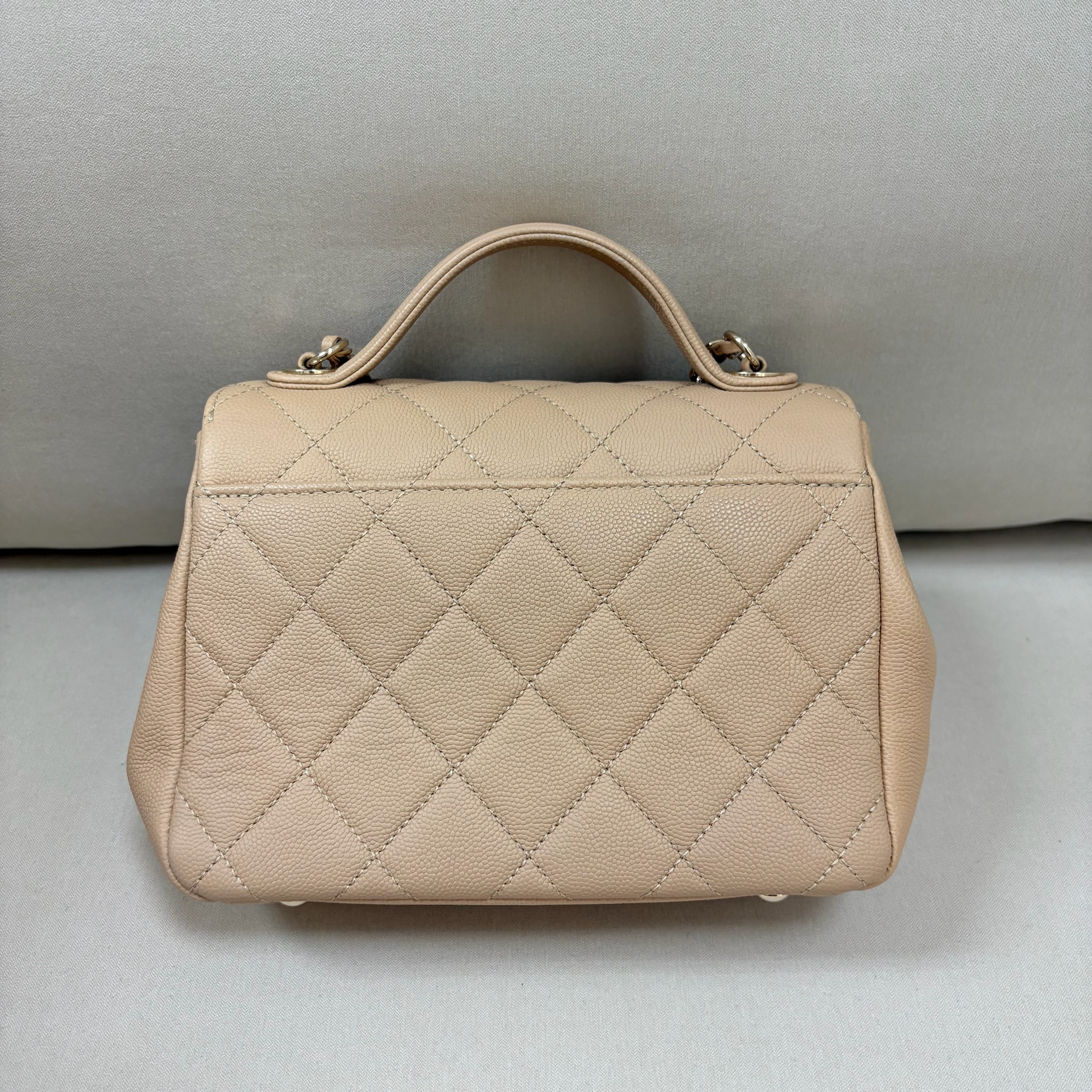 Chanel Business Affinity Bag - Beige / Ghw