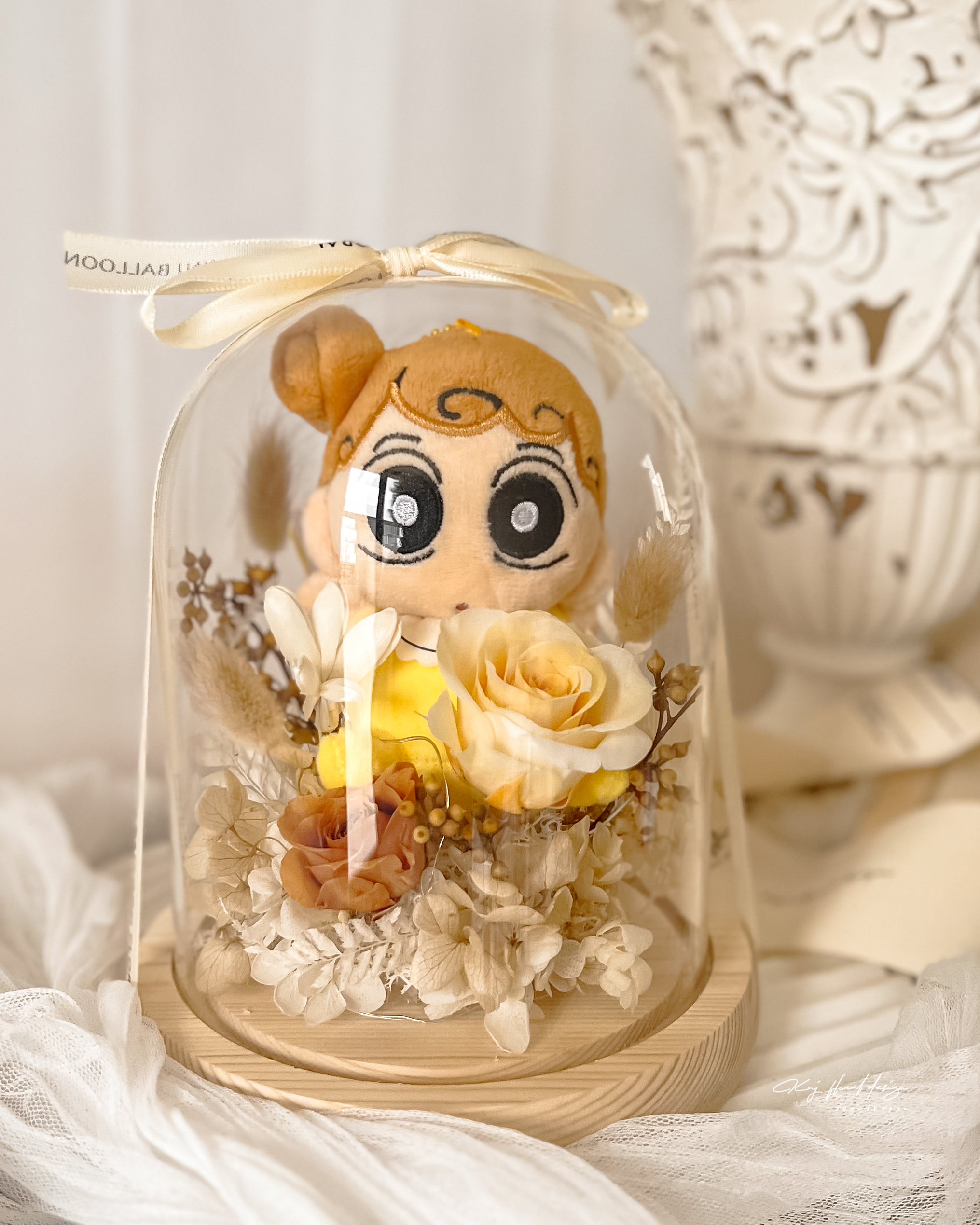 小葵永生玫瑰花盅Ｍ號