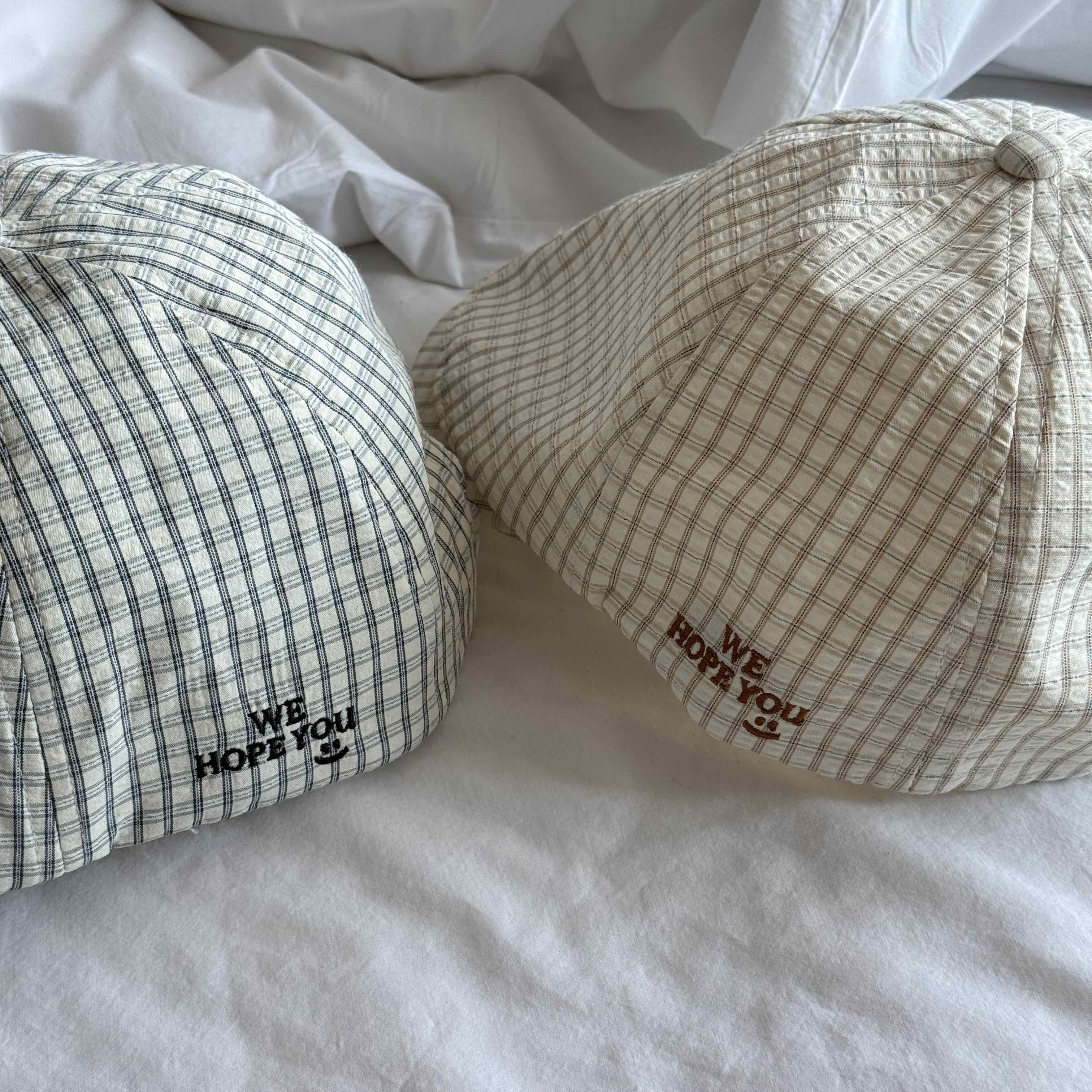 🇰🇷 俏皮風格子小偷帽｜2 color