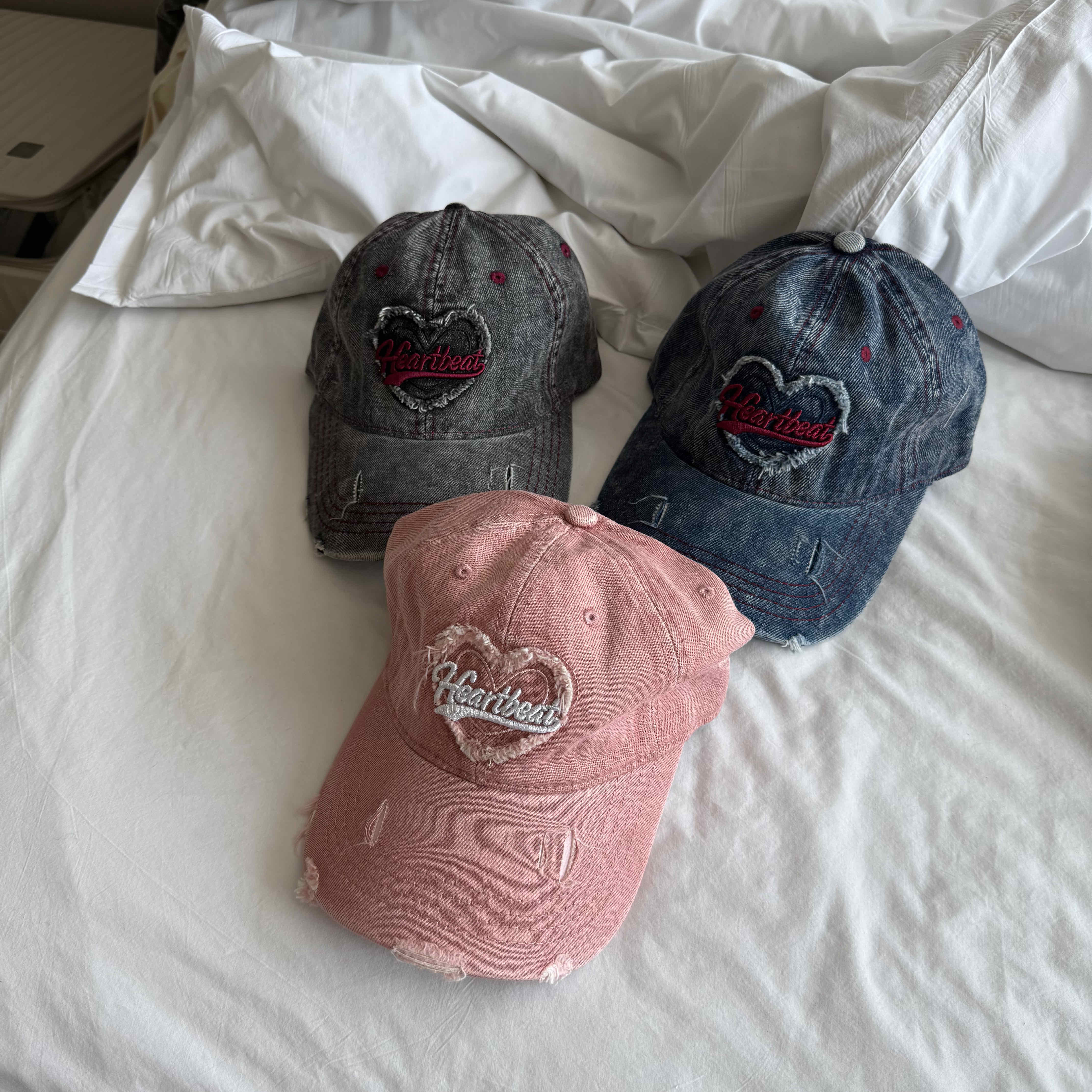 🇰🇷 Rebel Heart 水洗牛仔鴨舌帽｜3 color