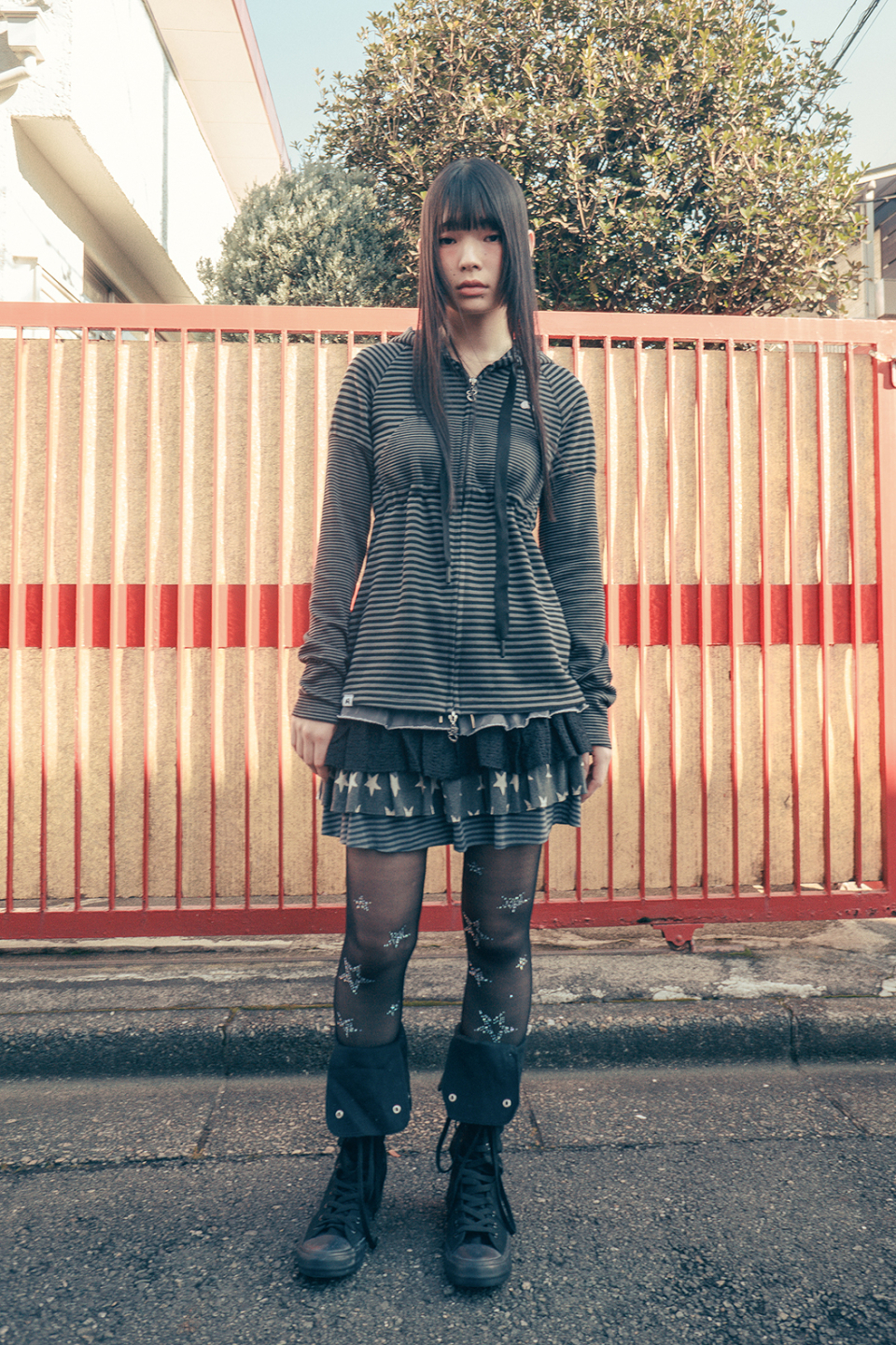 HUG YOUR SKIN) Cancan layered skirt - 2col