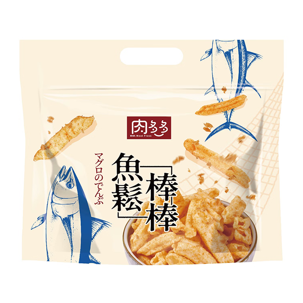 【KAKA】肉多多魚鬆棒棒80g/包