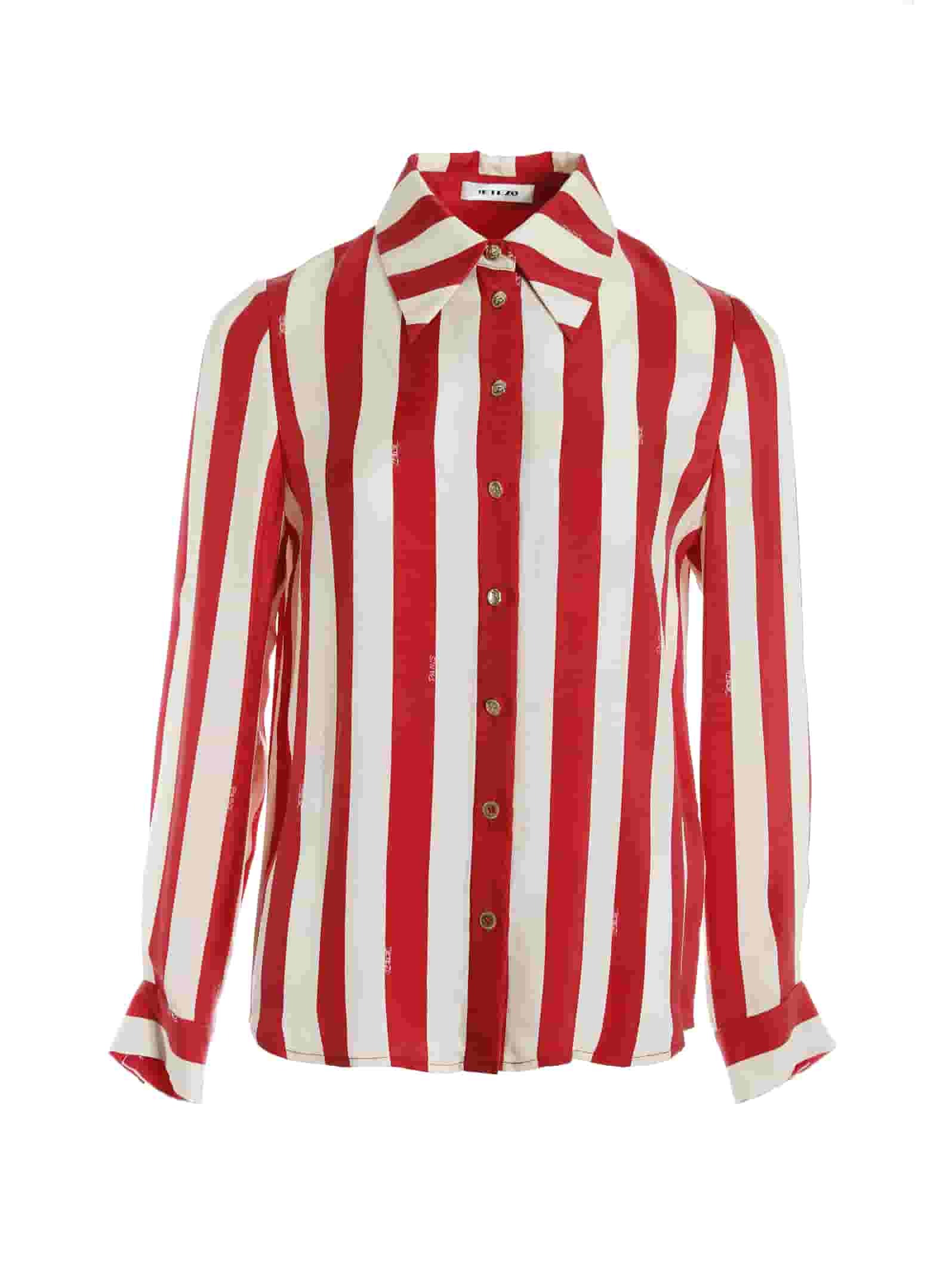 BC1EB012A1 濱海風情摩登都會紅條紋襯衫