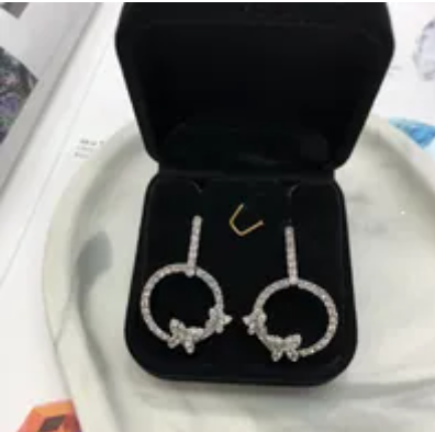 [S] GEMZ & CO RCS EARRINGS,CRYSTAL, EA-102 (Z193)