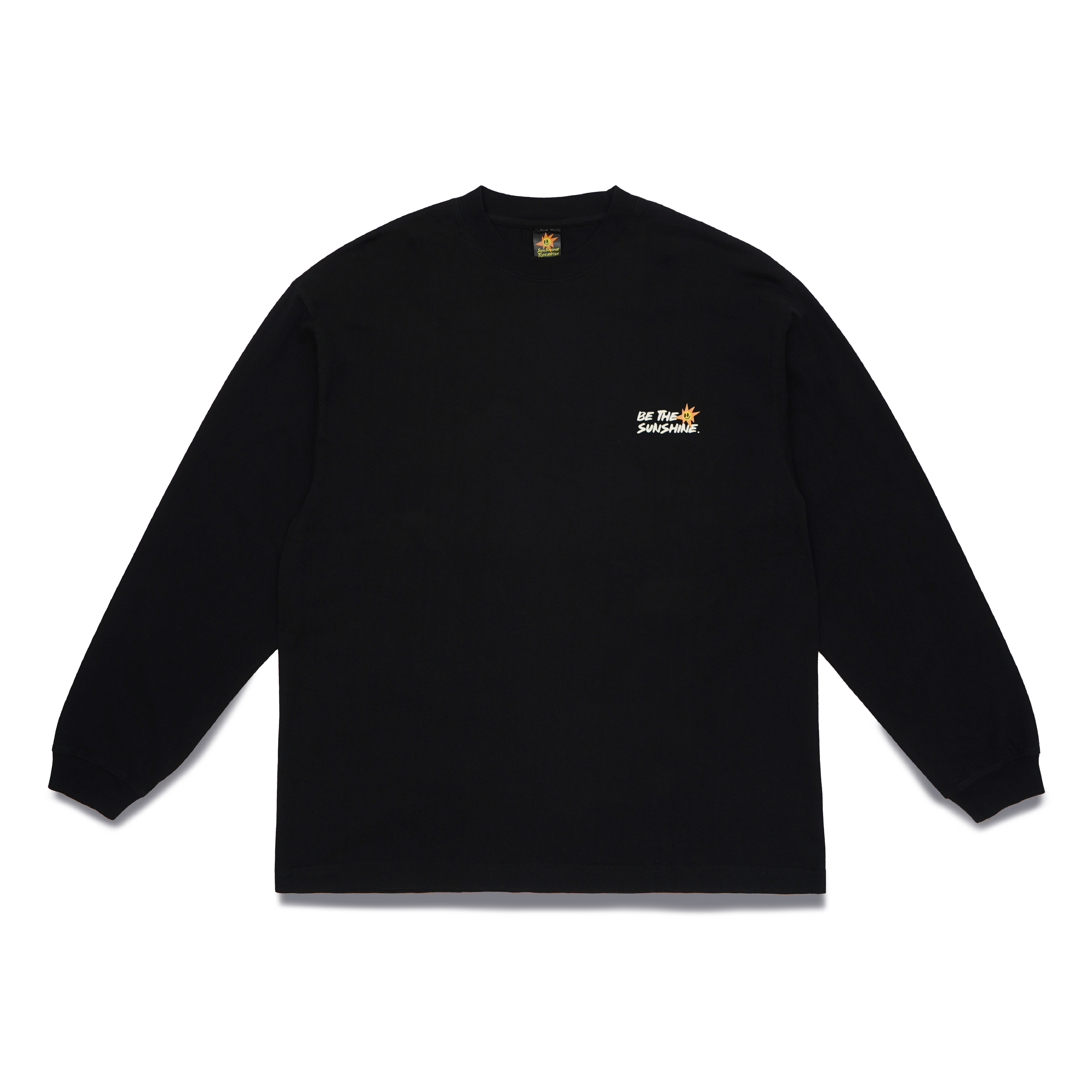 SUN SHIIINE TOMORROW “BE THE SUN SHIIINE” L/S GRAPHIC T-SHIRT SLTS01BLK