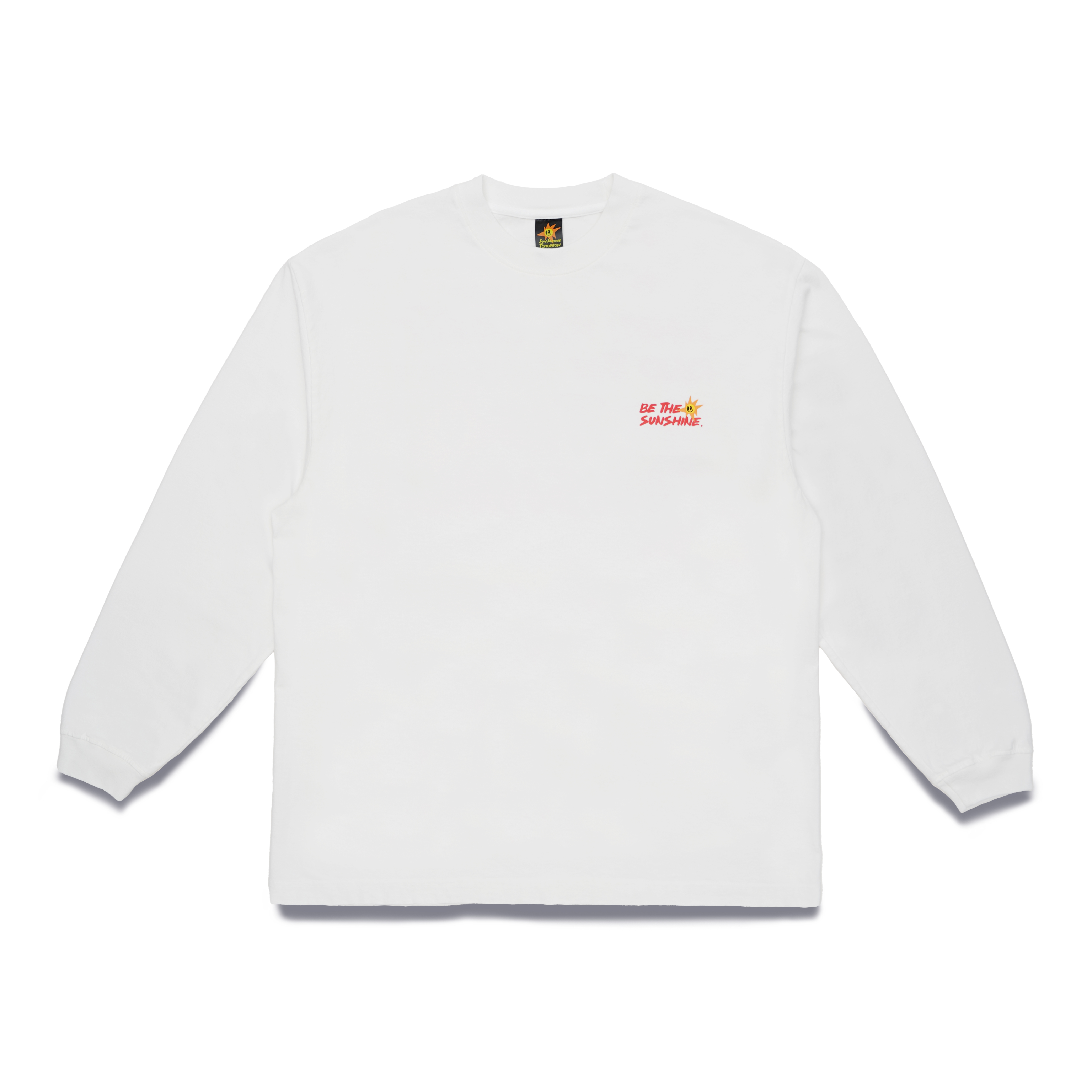 SUN SHIIINE TOMORROW “BE THE SUN SHIIINE” L/S GRAPHIC T-SHIRT SLTS01WHT